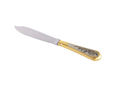 Серебряный нож для рыбы «Сакура» 